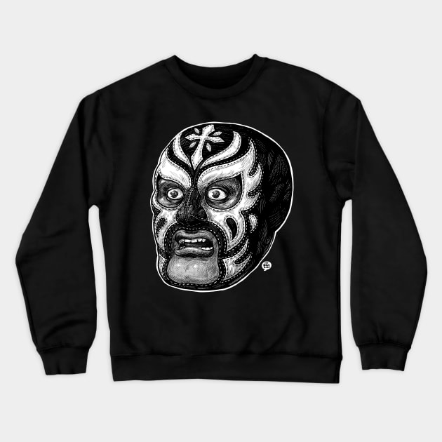 Lucha Mask! Crewneck Sweatshirt by itsbillmain